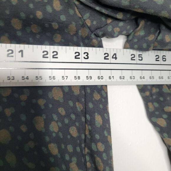 Porridge Anthropologie safa spotted tunic casual button front Size medium - Picture 6 of 7